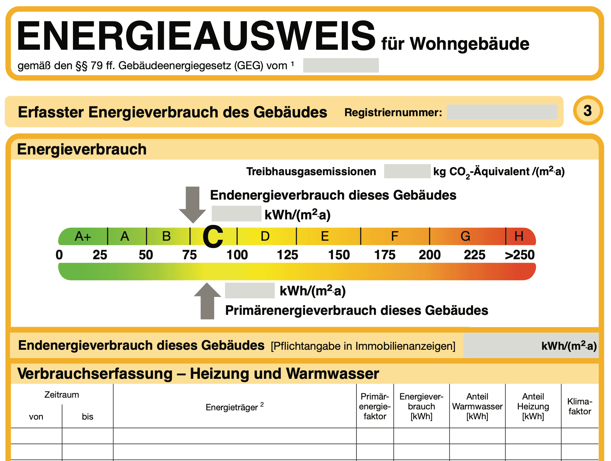 Energieausweis Beispiel